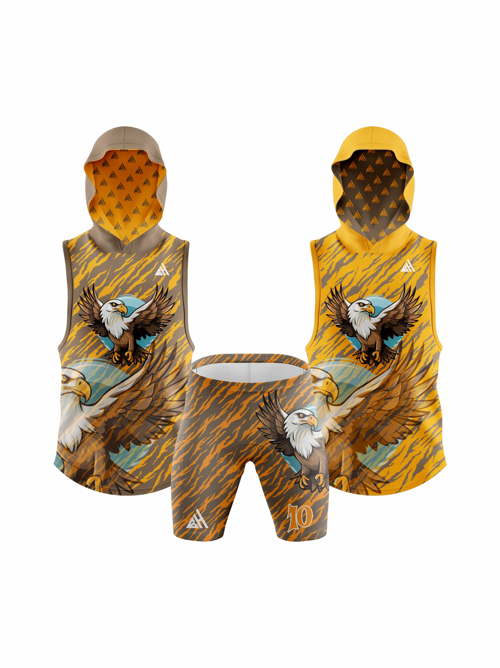 Custom 7v7 Hooded Uniforms view 3