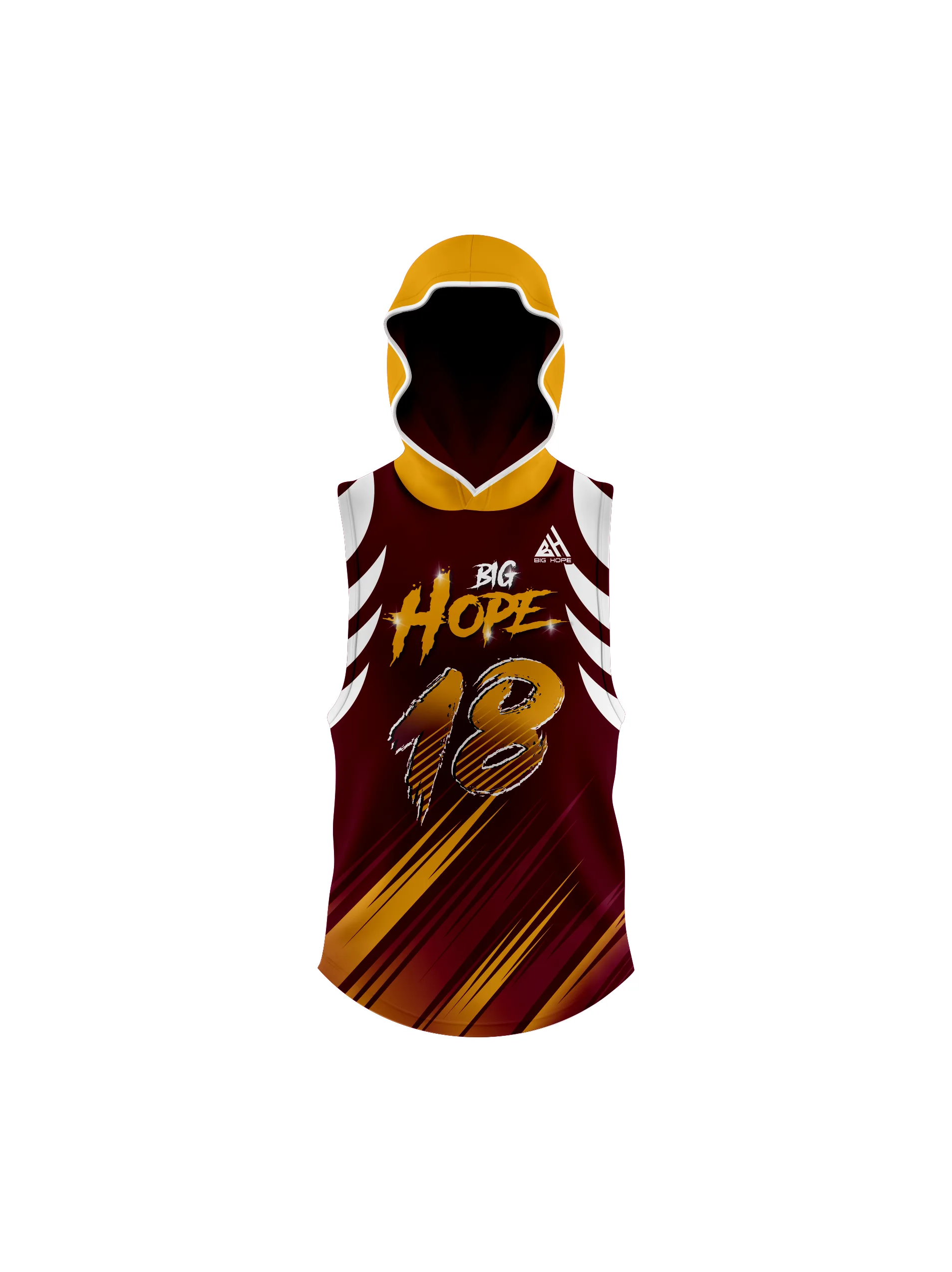 Custom 7v7 Sleeveless Hooded Jerseys view 4