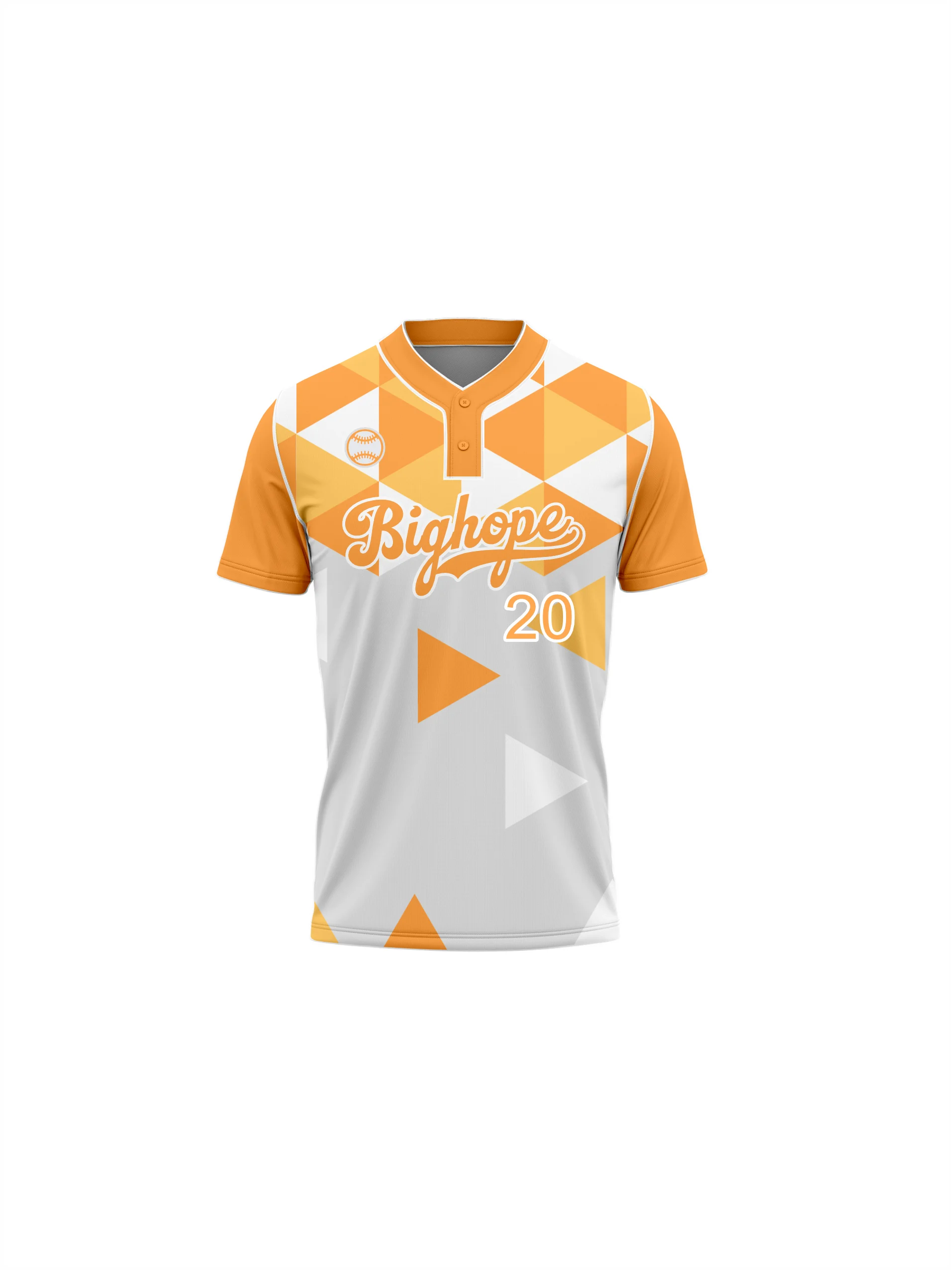 2-Button Baseball Jerseys view 2