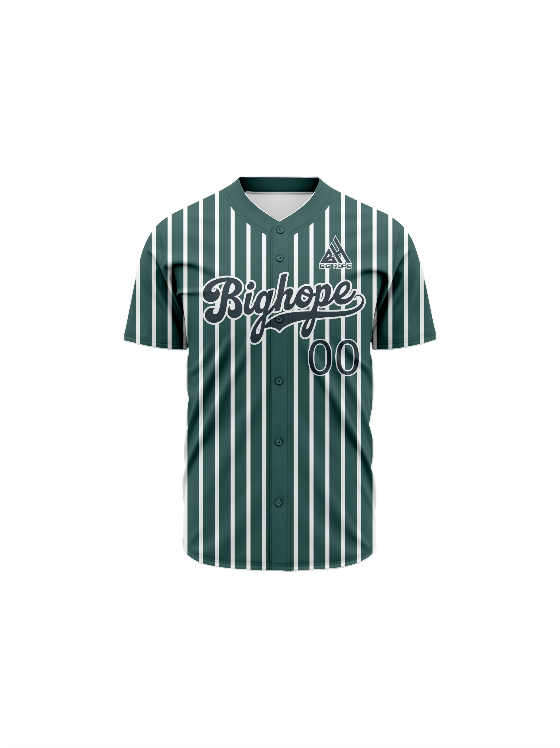 Full Button Baseball Jerseys view 4