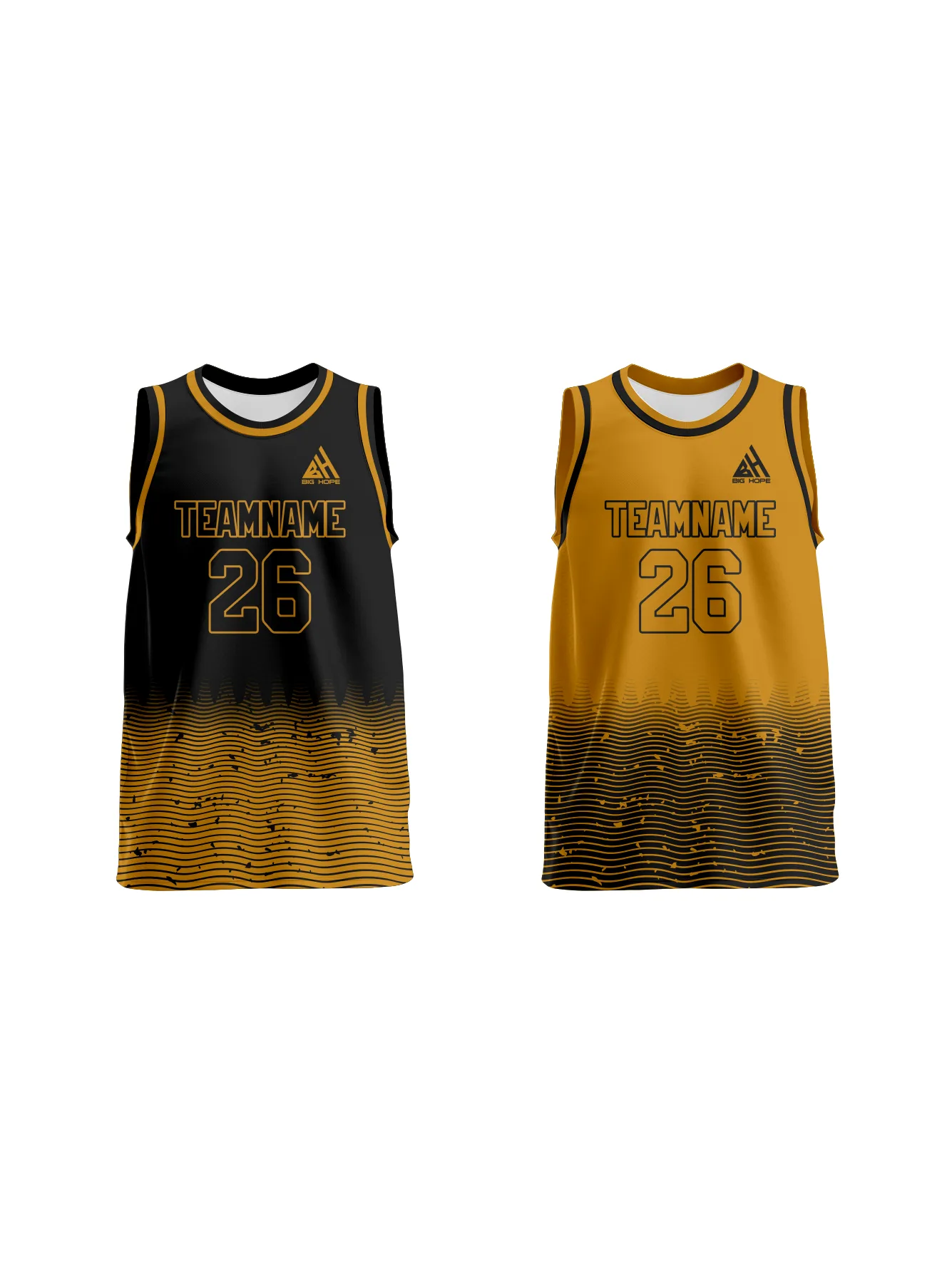 Custom Reversible Basketball Jersey view 2