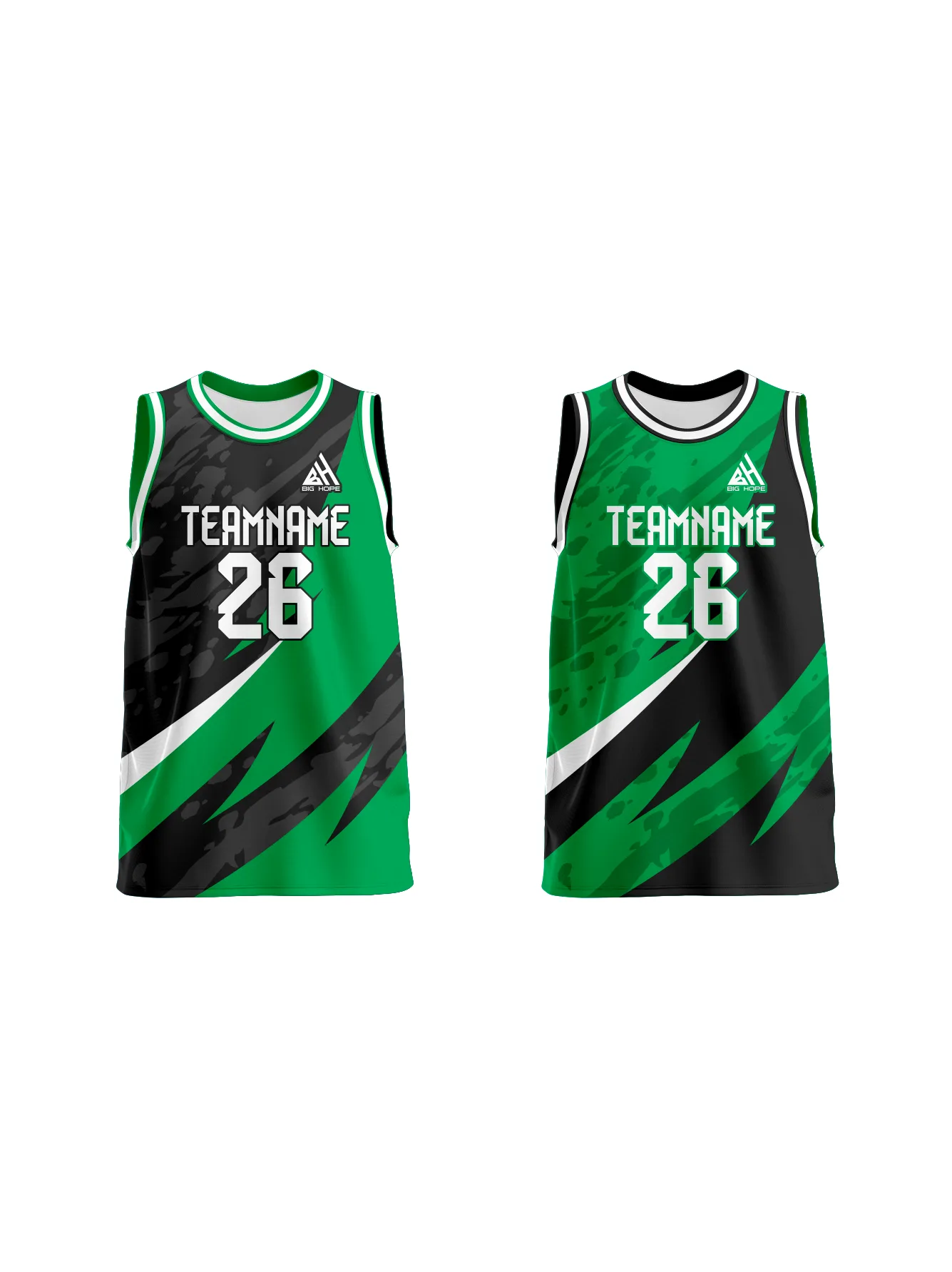 Custom Reversible Basketball Jersey view 6