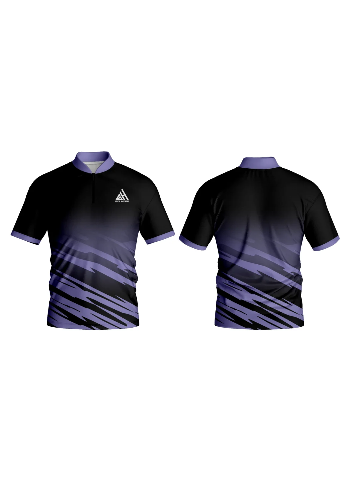 Custom 1/4 Zipper Short Sleeve view 2