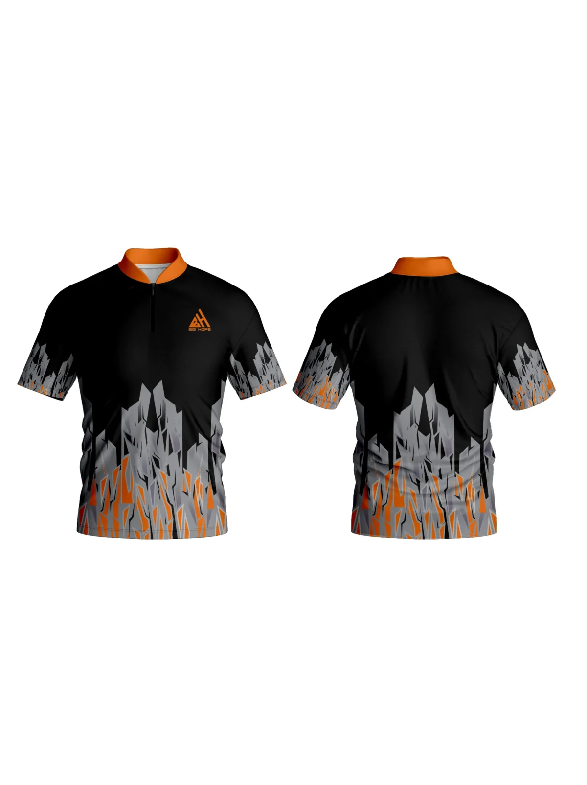 Custom 1/4 Zipper Short Sleeve view 4
